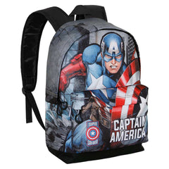 Marvel Capitán América Defender-Mochila HS FAN 2.0, Multicolor
