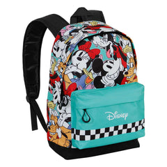 Disney Mickey Mouse Squares-Mochila HS FAN 2.0, Azul