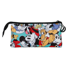 Disney Mickey Mouse Squares-Portatodo Triple FAN 2.0, Azul
