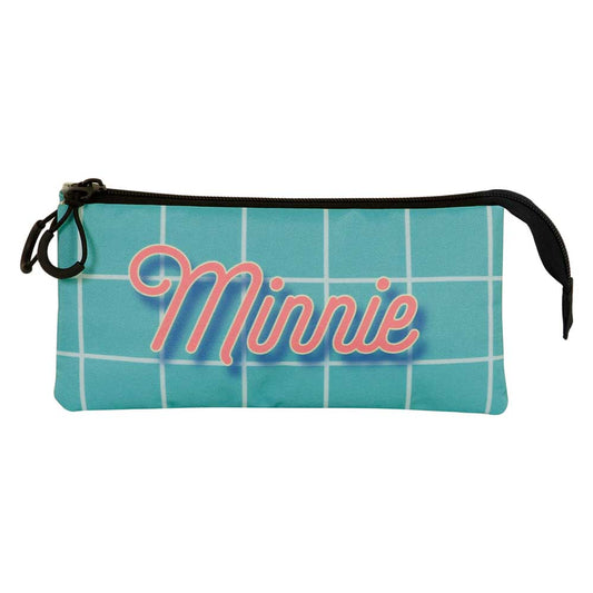 Disney Minnie Mouse Cheese-Portatodo Triple FAN 2.0, Azul