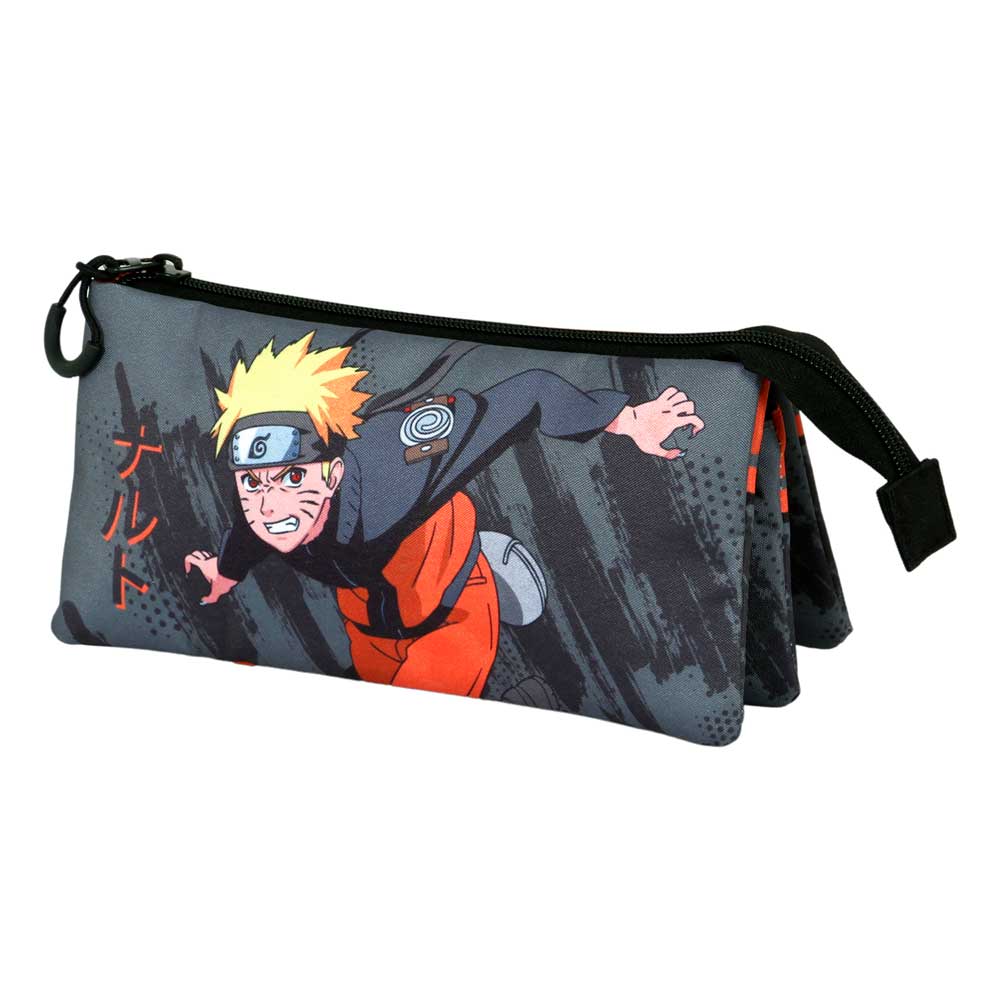 Naruto Shuriken-Astuccio Triplo FAN 2.0, Grigio