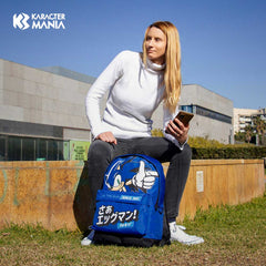 Sonic The Hedgehog On the Run-Mochila HS FAN 2.0, Azul