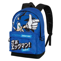Sonic The Hedgehog On the Run-Mochila HS FAN 2.0, Azul