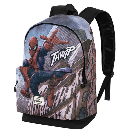Marvel Spiderman Arachnid-Mochila HS FAN 2.0, Rojo