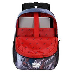 Marvel Spiderman Arachnid-Mochila Fight FAN 2.0, Rojo