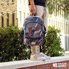 Marvel Spiderman Arachnid-Mochila Fight FAN 2.0, Rojo