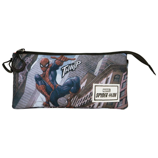 Marvel Spiderman Arachnid-Portatodo Triple FAN 2.0, Red