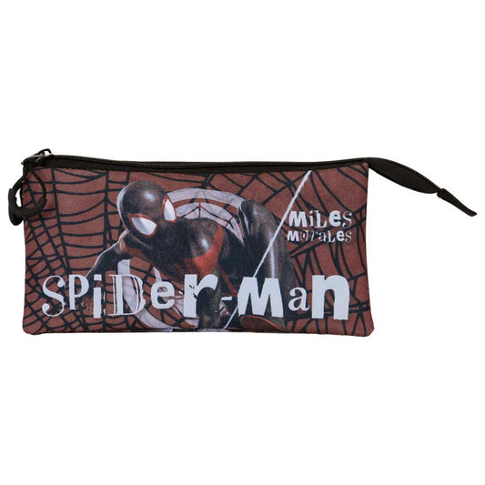 Marvel Spiderman Blackspider-Portatodo Triple FAN 2.0, Red