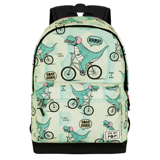Oh My Pop Dinorrr-Mochila HS FAN 2.0, Verde