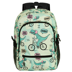 Oh My Pop Dinorrr-Fight FAN 2.0 Backpack, Green