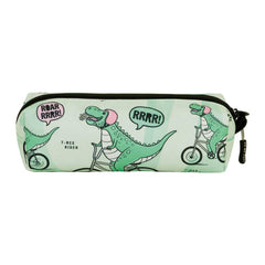 Oh My Pop Dinorrr-Estuche Portatodo Cuadrado FAN 2.0, Verde