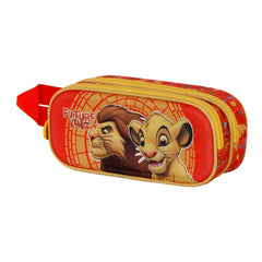 Disney El Rey León King-Estuche Portatodo 3D Doble, Naranja