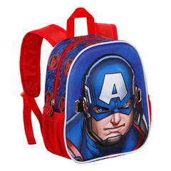 Marvel Captain America First-Mask Backpack, Blue