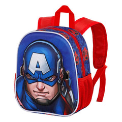 Marvel Captain America First-Mask Backpack, Blue