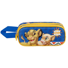 Disney El Rey León Nala-Estuche Portatodo 3D Doble, Azul