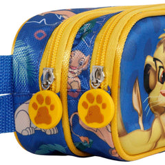 Disney El Rey León Nala-Estuche Portatodo 3D Doble, Azul