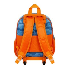 Naruto Ramen-Small 3D Backpack with Wheels Small, Blue