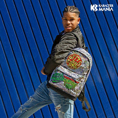 TEENAGE MUTANT NINJA Ninja Turtles Pizza Time-HS FAN 2.0 Backpack, Multicolor