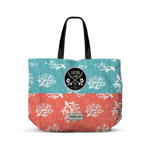 PRO-DG Surfcamp-Bolsa de la Compra Tote Shopping FAN Horizontal, Azul