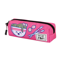 Oh My Pop Yaki-Estuche Portatodo Cuadrado FAN 2.0, Rosa