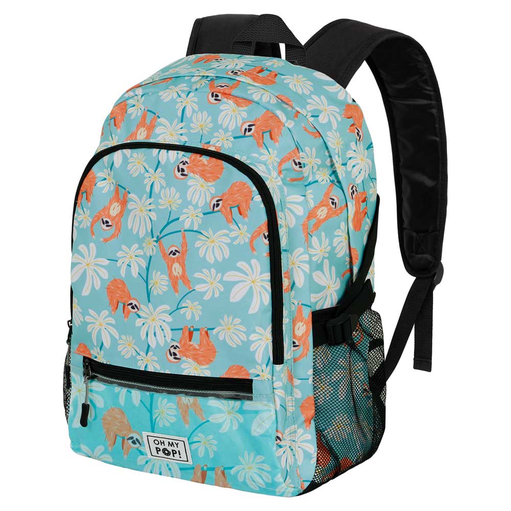 Sac à dos transparent Oh My Pop Lazy-Fight, turquoise