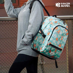 Sac à dos transparent Oh My Pop Lazy-Fight, turquoise