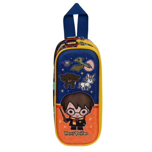 Harry Potter Crest-Double 3D Orange Pencil Case