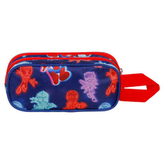 Marvel Spiderman Glow-Double 3D Pencil Case, Blue