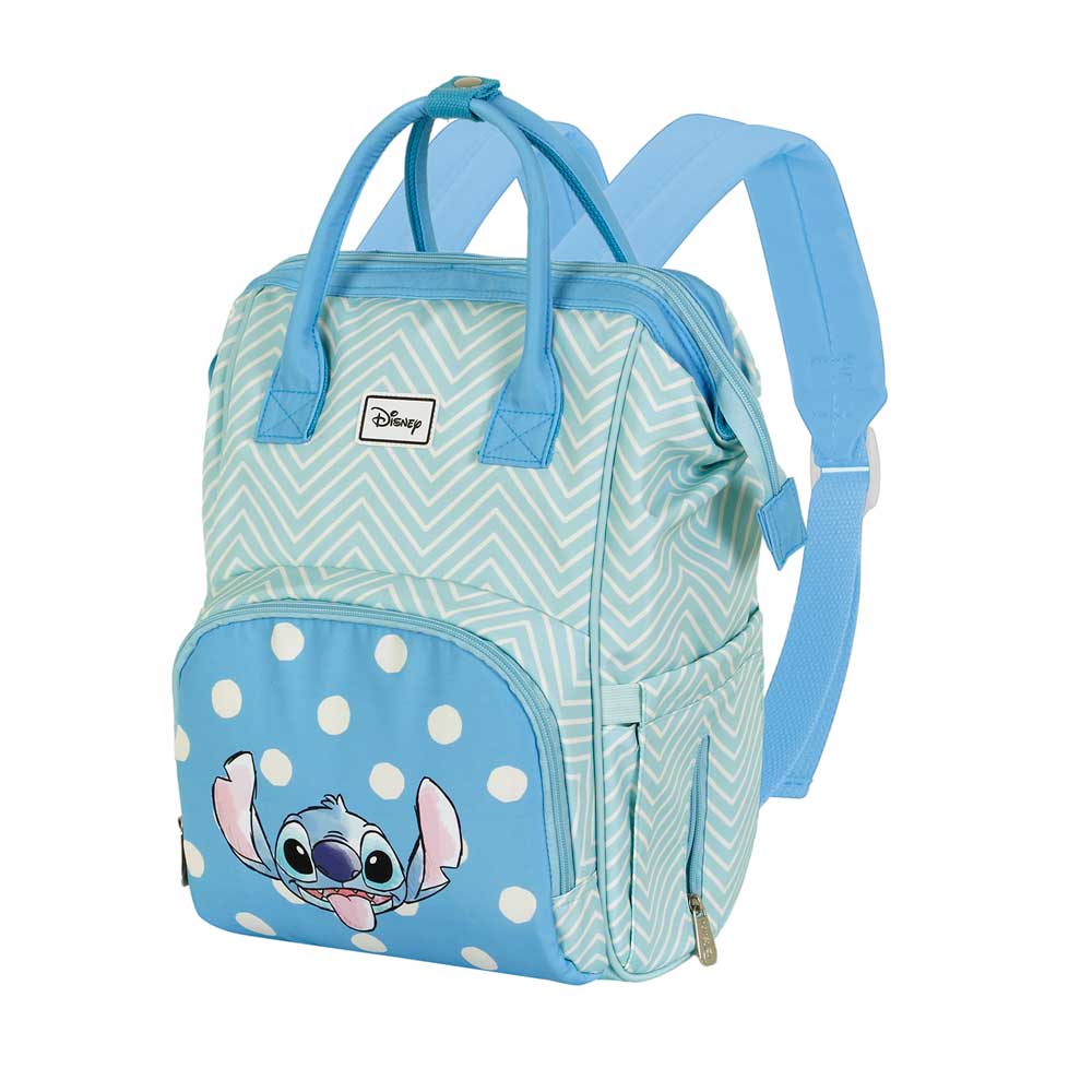 Disney Lilo y Stitch Lovely-Mochila Mommy, Azul
