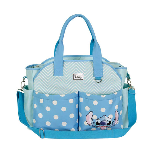 Disney Lilo e Stitch Lovely-Borsa per Passeggino Mommy, Blu