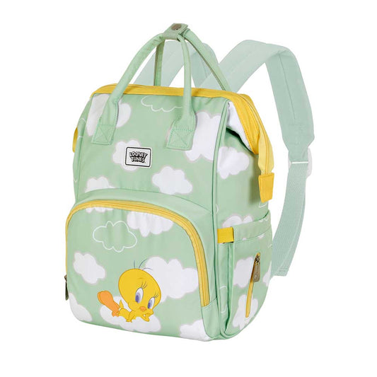 Looney Tunes Tweety Clouds-Mommy Backpack, Green
