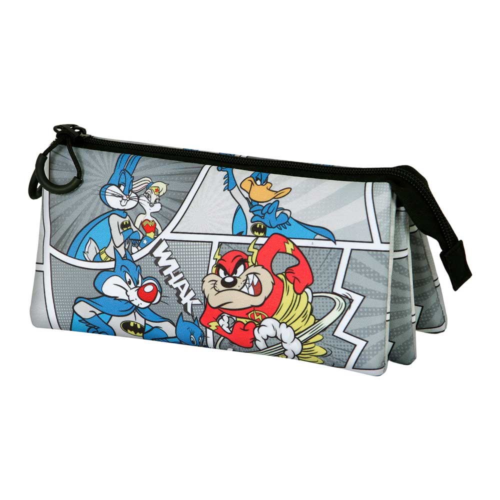 Looney Tunes Batman Comic-Portatodo Triple FAN 2.0, Multicolor