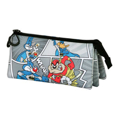 Looney Tunes Batman Comic-Portatodo Triple FAN 2.0, Multicolor