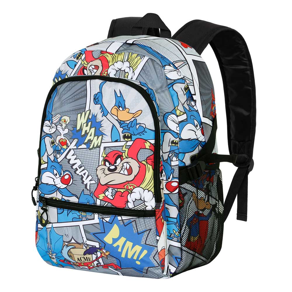 Looney Tunes Batman Comic-Mochila Fight FAN 2.0, Multicolor