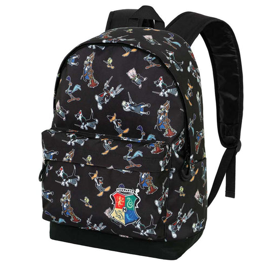Looney Tunes Harry Tunes-Mochila HS FAN 2.0, Negro