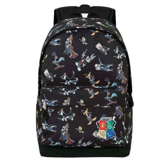 Looney Tunes Harry Tunes-Mochila HS FAN 2.0, Negro