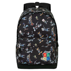 Looney Tunes Harry Tunes-Mochila HS FAN 2.0, Negro