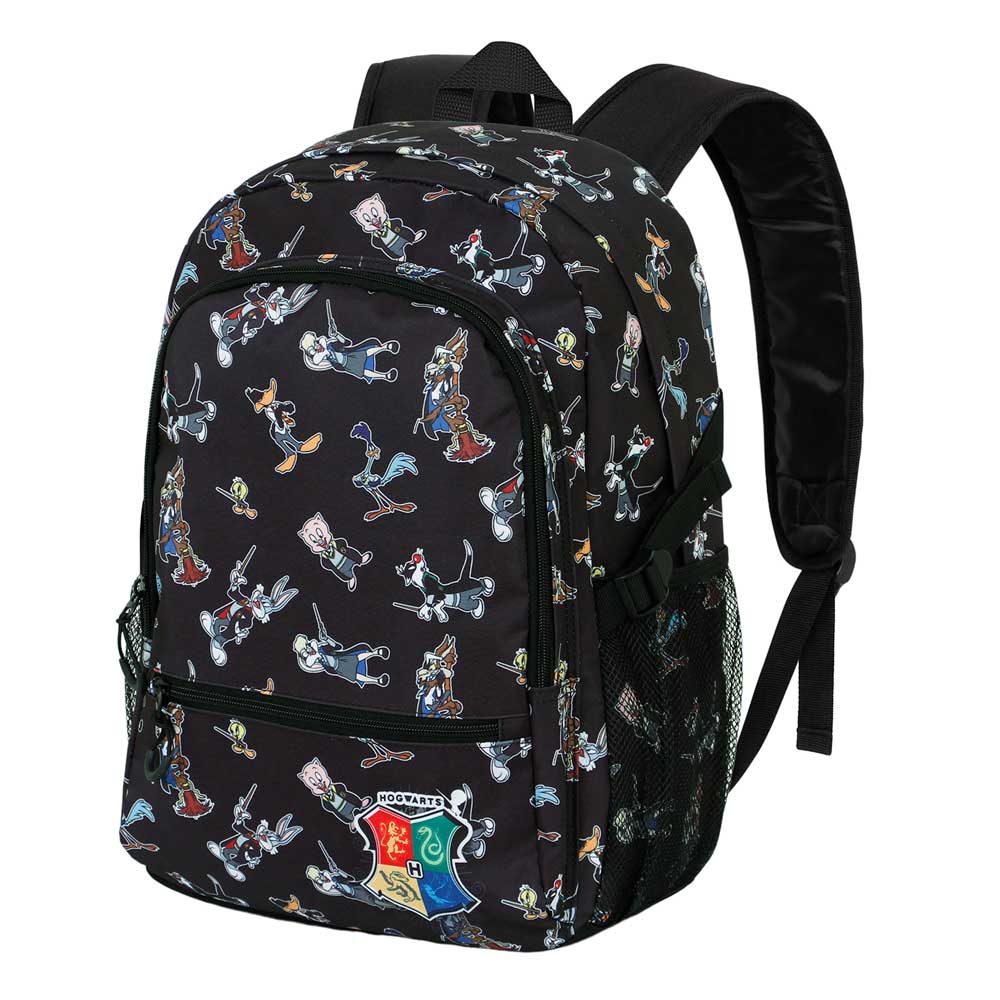 Looney Tunes Harry Tunes-Mochila Fight FAN 2.0, Negro