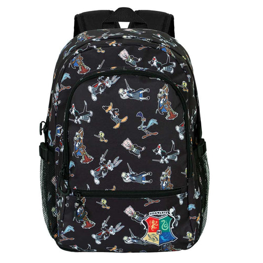 Looney Tunes Harry Tunes-Mochila Fight FAN 2.0, Negro