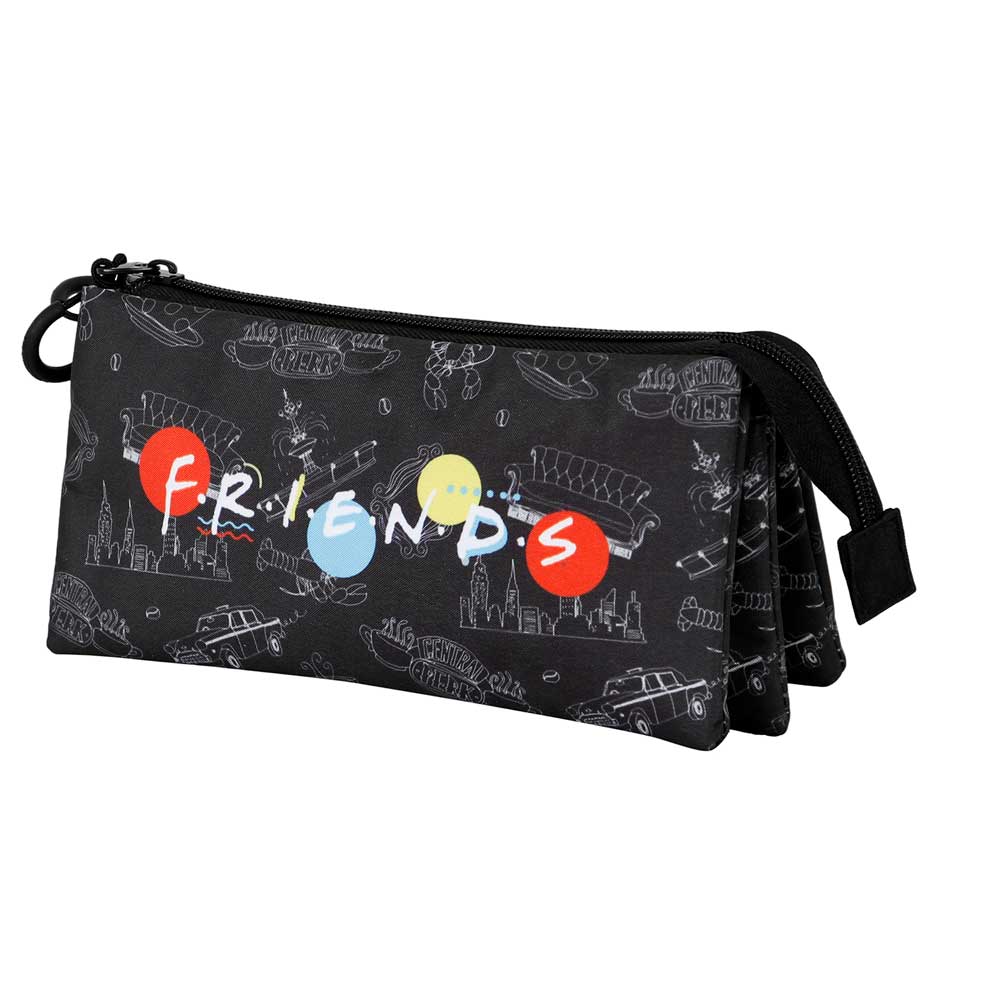 Friends Lights-Portatodo Triple FAN 2.0, Nero