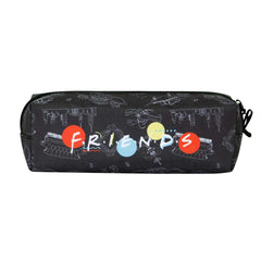 Friends Lights-Estuche Portatodo Cuadrado FAN 2.0, Negro