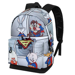 Looney Tunes Super Tunes-HS FAN 2.0 Backpack, Grey