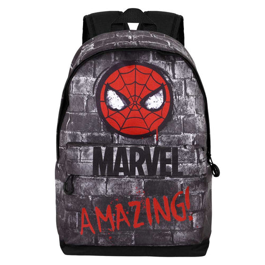 Marvel Spiderman Amazing-Mochila HS FAN 2.0, Multicolor