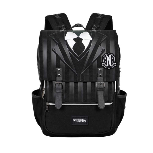 Wednesday Uniform-Oxford Backpack, Black