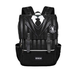 Wednesday Uniform-Oxford Backpack, Black