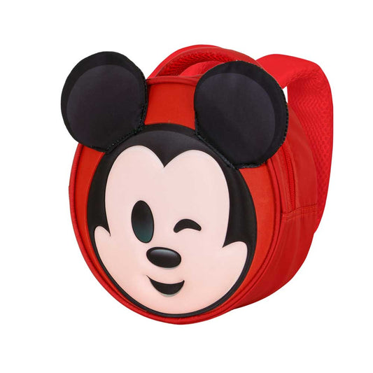 Disney Mickey Mouse Send-Emoji Backpack, Red