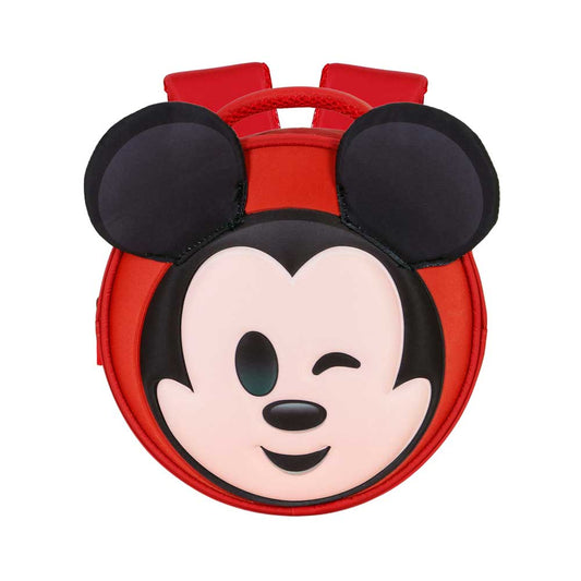 Disney Mickey Mouse Send-Emoji Backpack, Red