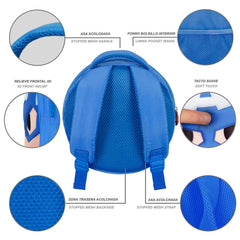 Marvel Captain America Send-Emoji Backpack, Blue