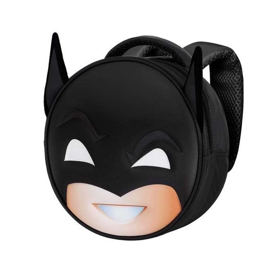DC Comics Batman Send-Backpack Emoji, Black