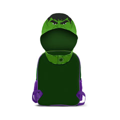 Marvel Hulk Go!-Hooded Hooded Backpack, Green